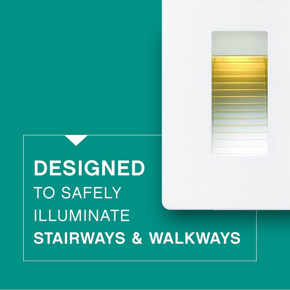 Hinkley Lighting 58504SW Satin White Luna Step Light 120v Vertical 2700k Image 6