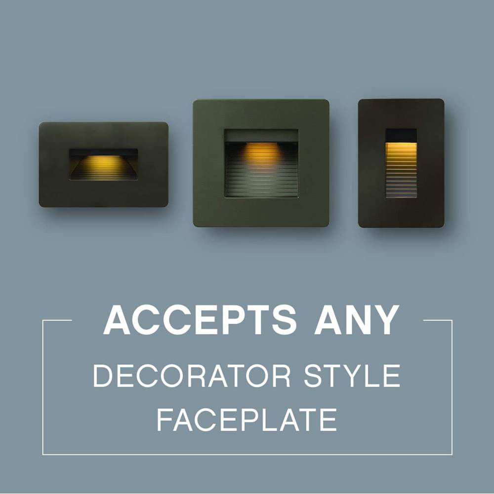 Hinkley Lighting 58504SW Satin White Luna Step Light 120v Vertical 2700k Image 5