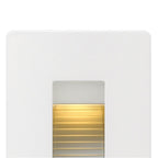 Hinkley Lighting 58504SW Satin White Luna Step Light 120v Vertical 2700k Image 2