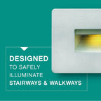 Hinkley Lighting Luna Step Light 120v Horizontal 2700k