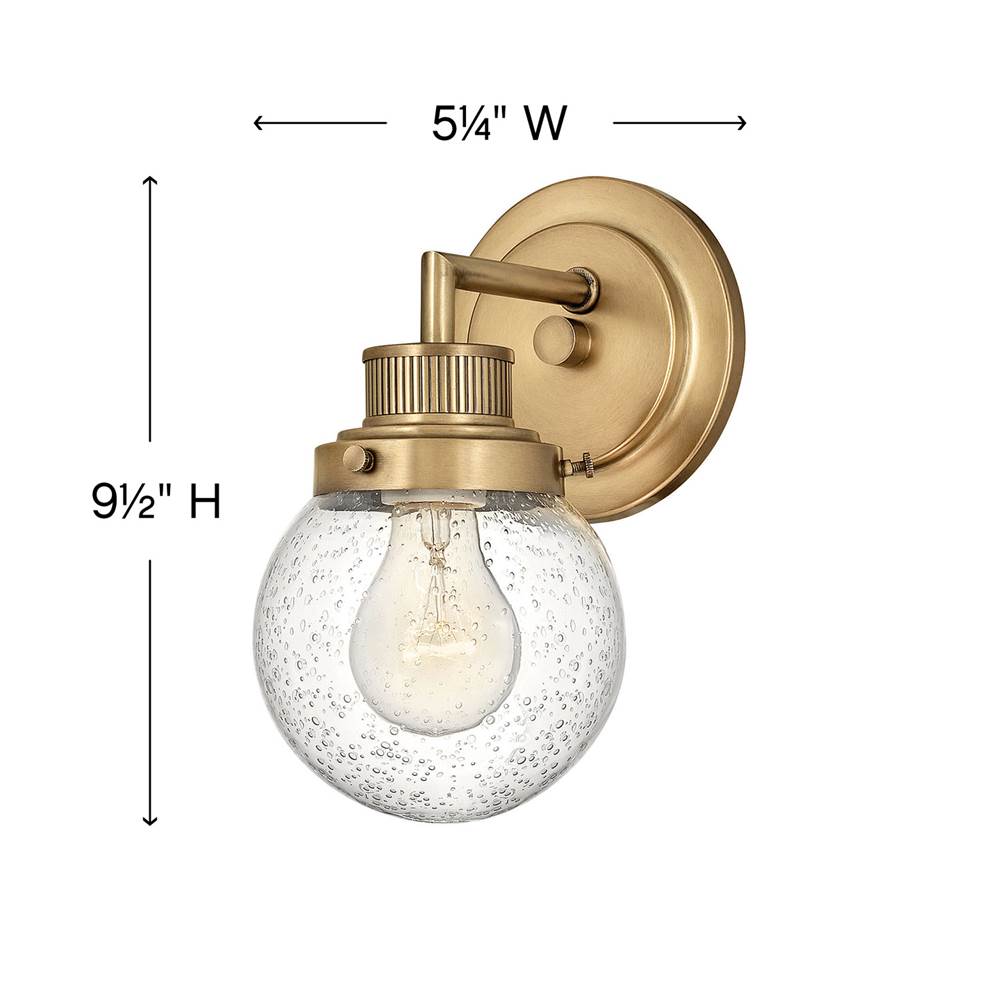 Hinkley Lighting Poppy Single Light Vanity