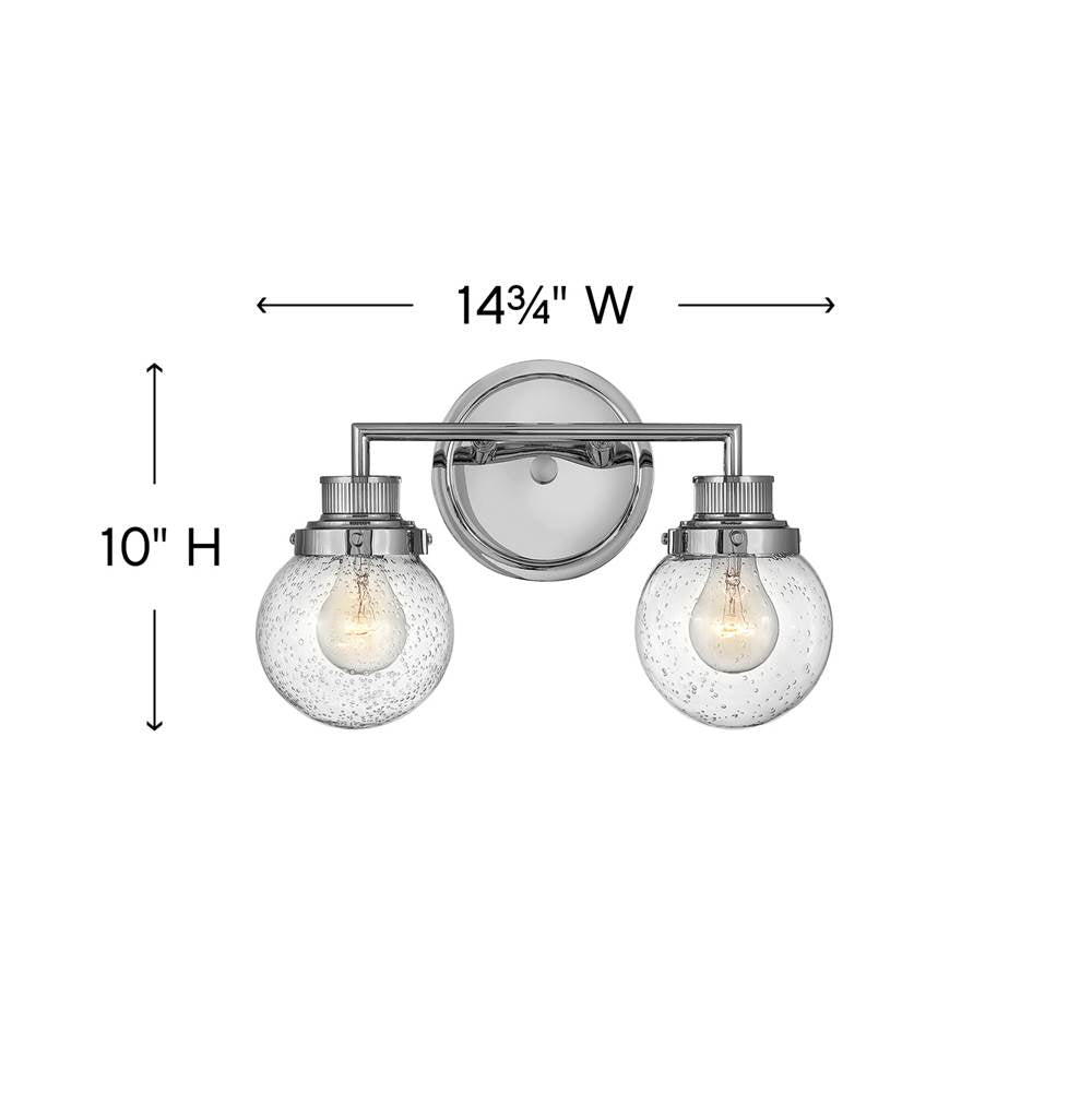 Hinkley Lighting Poppy Two Light Vanity