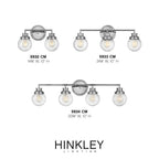 Hinkley Lighting 5932CM Chrome Two Light Vanity Image 2