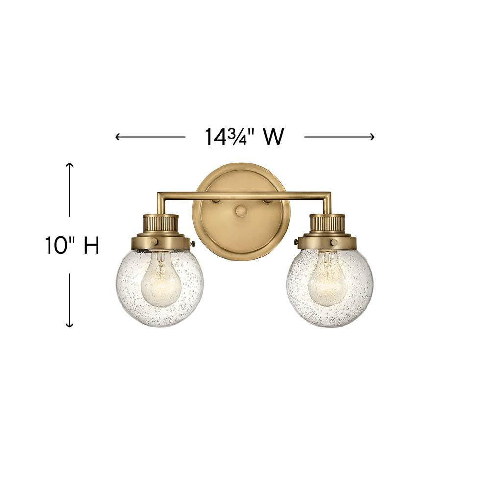 Hinkley Lighting Poppy Two Light Vanity