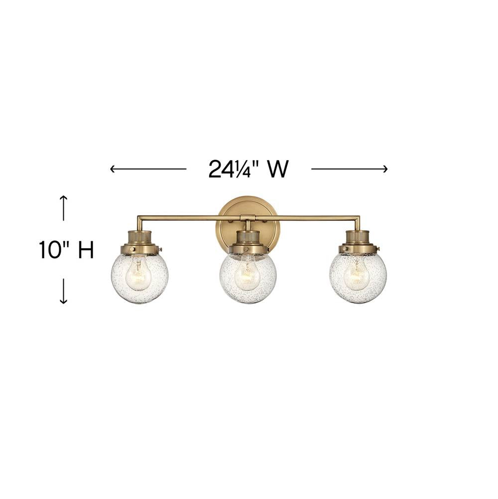 Hinkley Lighting Poppy Three Light Vanity
