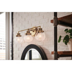 Hinkley Lighting 5933HB Heritage Brass Three Light Vanity Image 3