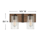 Hinkley Lighting Sawyer Two Light Vanity