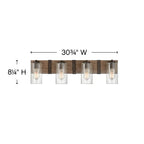 Hinkley Lighting Sawyer Four Light Vanity