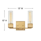 Hinkley Lighting Xander Two Light Vanity