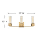 Hinkley Lighting Xander Three Light Vanity