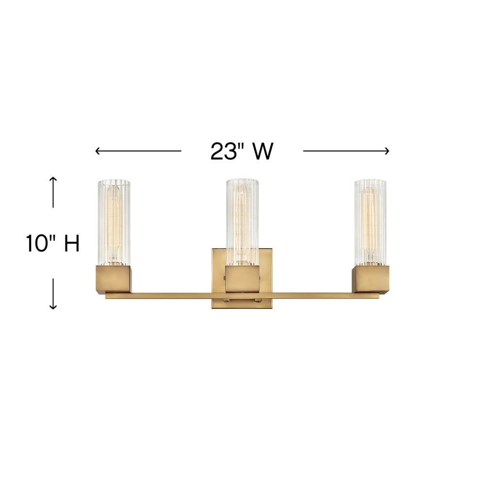 Hinkley Lighting Xander Three Light Vanity