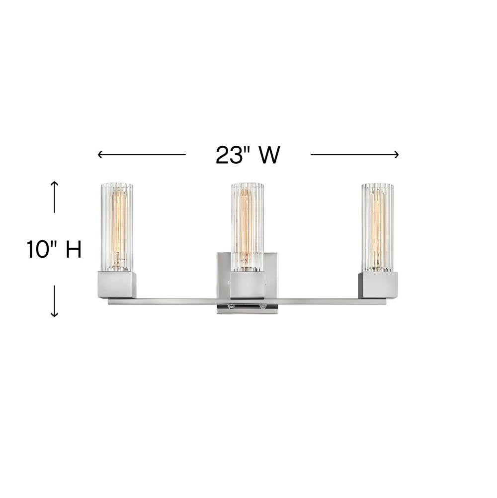 Hinkley Lighting Xander Three Light Vanity