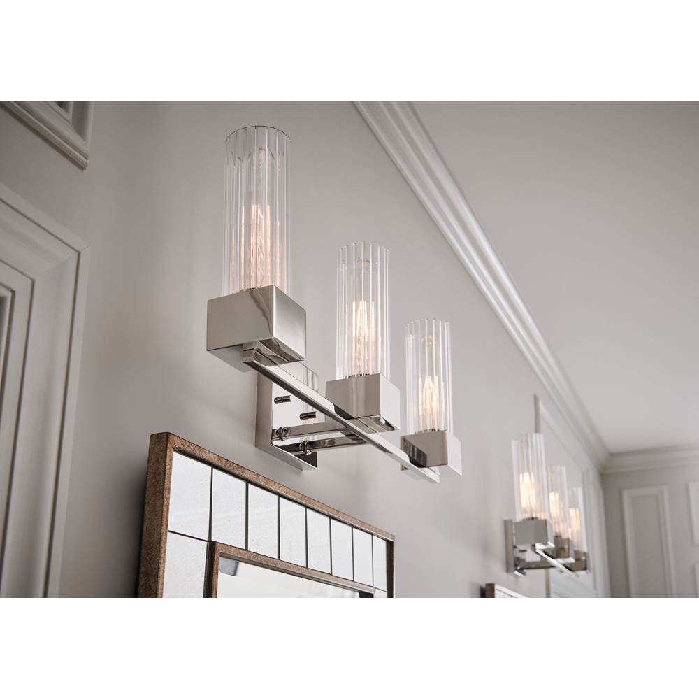 Hinkley Lighting 5973PN Polished Nickel Three Light Vanity Image 3