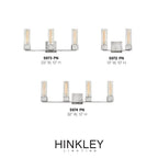 Hinkley Lighting 5973PN Polished Nickel Three Light Vanity Image 2