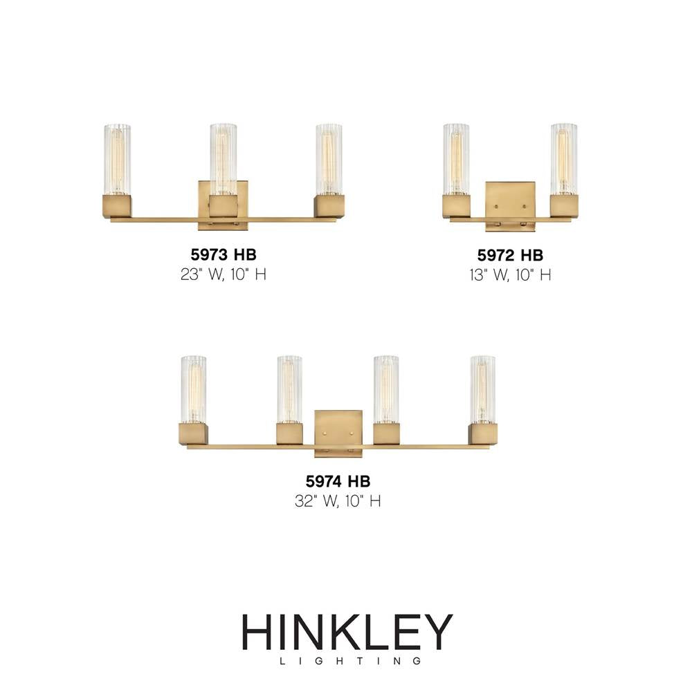 Hinkley Lighting 5974HB Heritage Brass Four Light Vanity Image 2