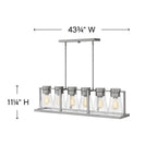 Hinkley Lighting Refinery Six Light Linear