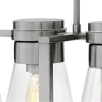 Hinkley Lighting 63306BN-CL Brushed Nickel With Clear Glass Six Light Linear Image 3
