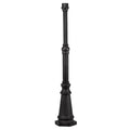 Hinkley Lighting 6638BK Black 6.5' Surface Mount Post Image 1
