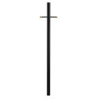 Hinkley Lighting 6667TK Textured Black 7' Direct Burial Post With Accessories Image 1