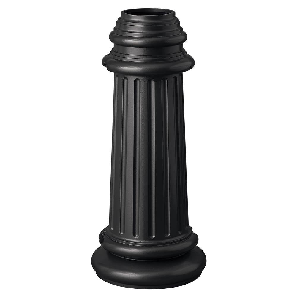 Hinkley Lighting 6680BK Black Direct Burial Post Slip Base Image 1
