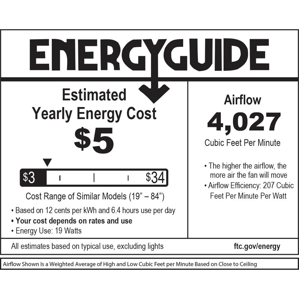 Hinkley Lighting 900860FMB-LWD Matte Black Hover Flush 60'' Led Fan Image 2