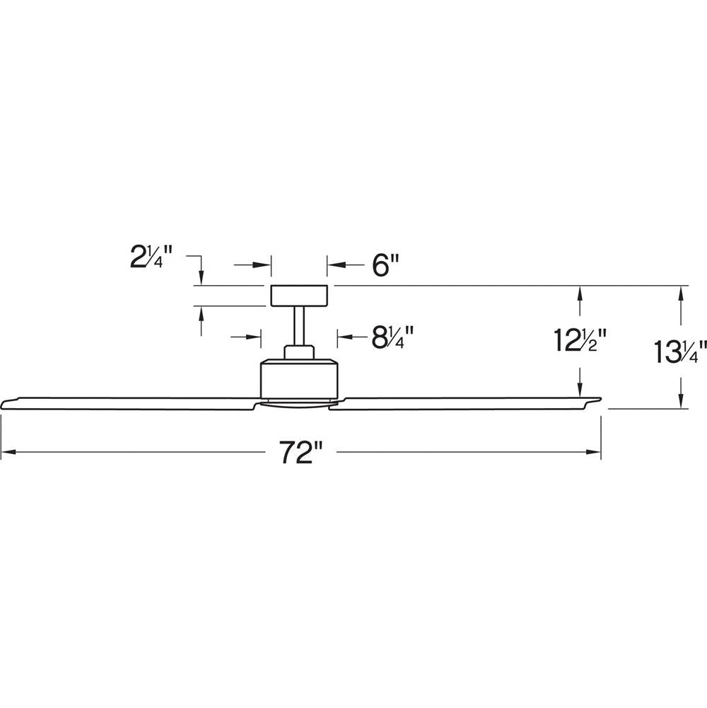 Hinkley Lighting 900972FBN-NWA Brushed Nickel Indy 72'' Fan Image 6