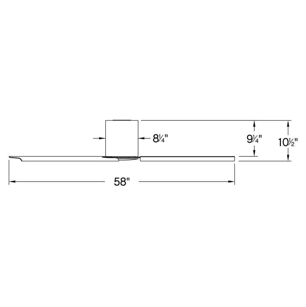 Hinkley Lighting 901058FMM-NDD Metallic Matte Bronze Indy Flush 58'' Fan Image 8