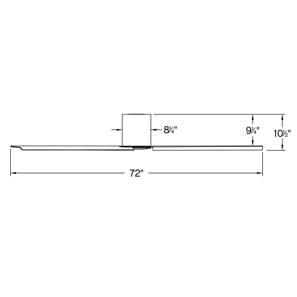 Hinkley Lighting 901072FMW-NDD Matte White Indy Flush 72'' Fan Image 8