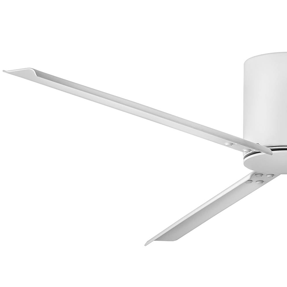 Hinkley Lighting 901072FMW-NDD Matte White Indy Flush 72'' Fan Image 3