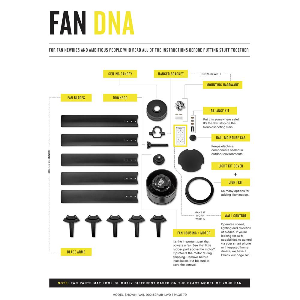 Hinkley Lighting Cabana 36'' Fan