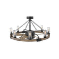 Hinkley Lighting 902928FMB-LWD Matte Black Sawyer 36'' With 28'' Led Smart Fandelier Image 1