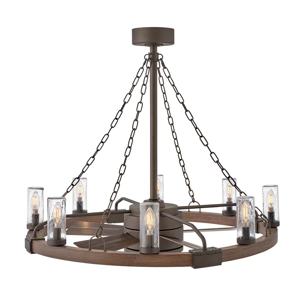 Hinkley Lighting 902928FMM-LWD Metallic Matte Bronze Sawyer 36'' With 28'' Led Smart Fandelier Image 9