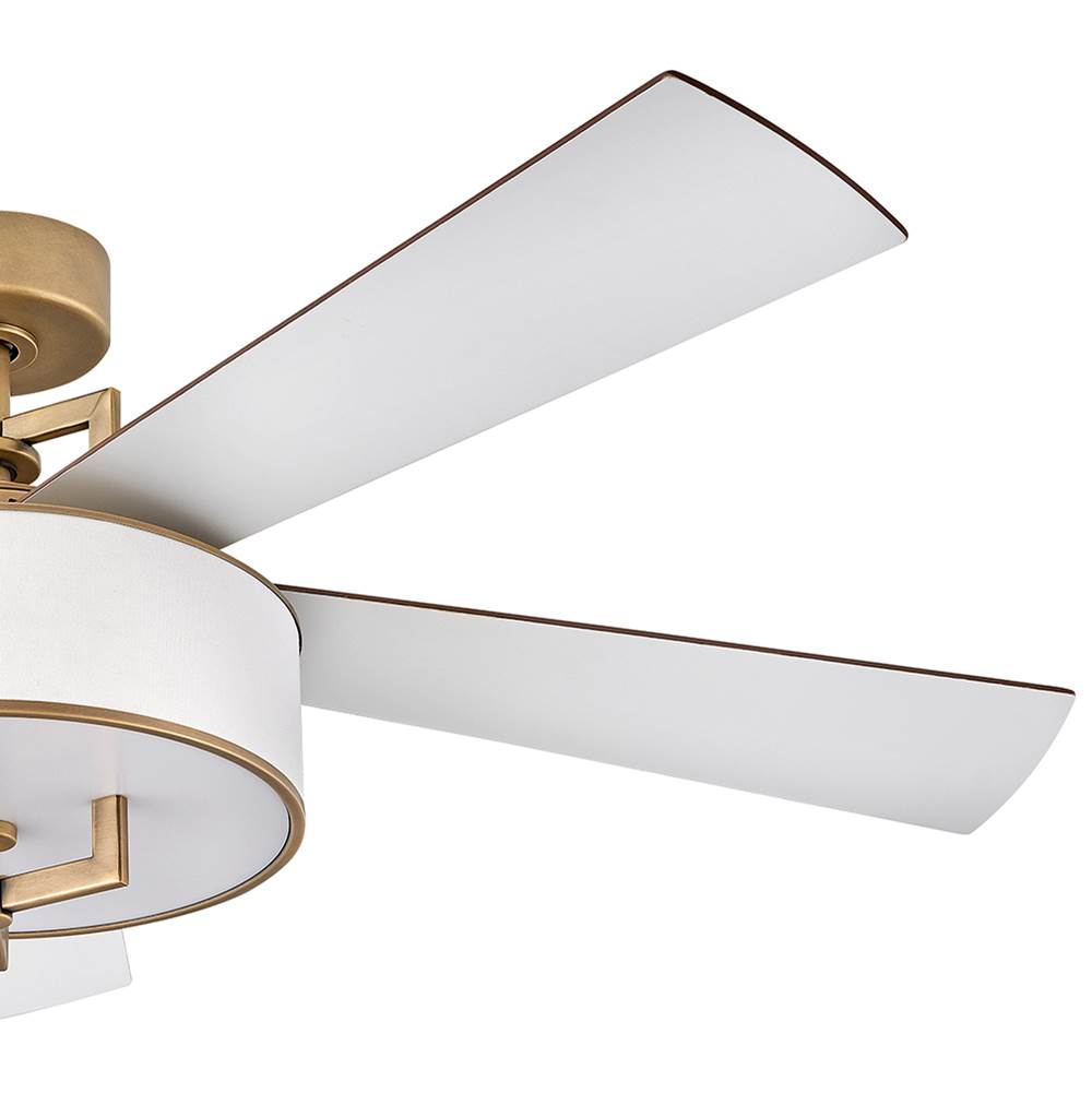 Hinkley Lighting 903056FHB-LID Heritage Brass Hampton 56'' Led Smart Fan Image 5