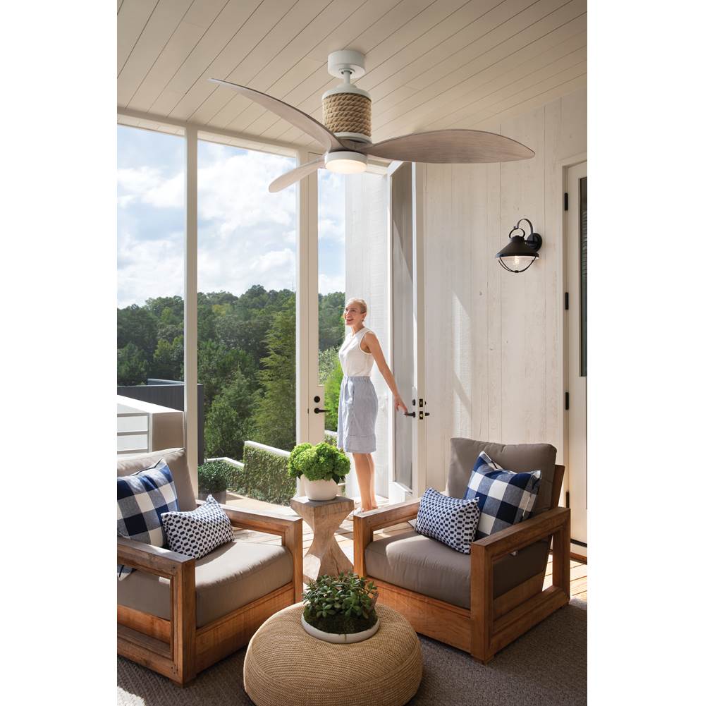 Hinkley Lighting 903160FMW-NDD Matte White Marin 60'' Led Smart Fan Image 8