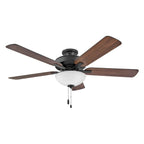 Hinkley Lighting 903352FMB-LIA Matte Black Metro Illuminated 52'' Led Fan Image 8