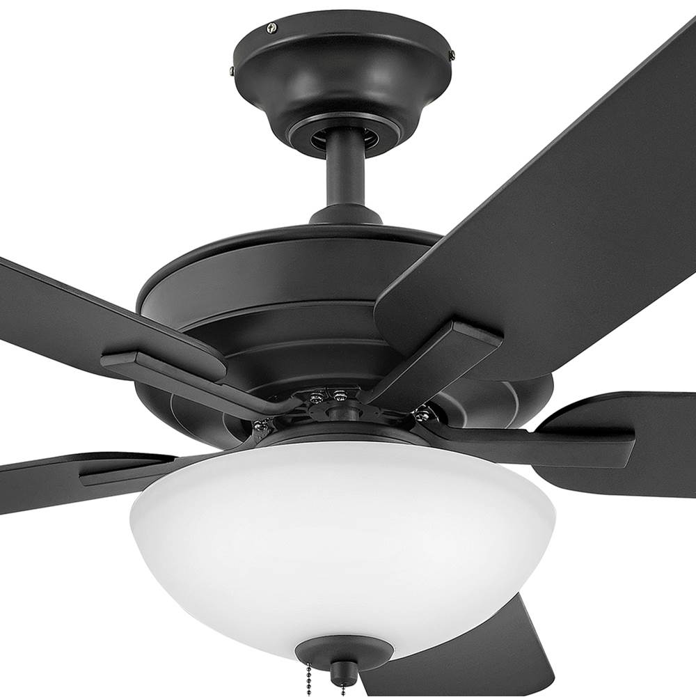 Hinkley Lighting 903352FMB-LIA Matte Black Metro Illuminated 52'' Led Fan Image 2