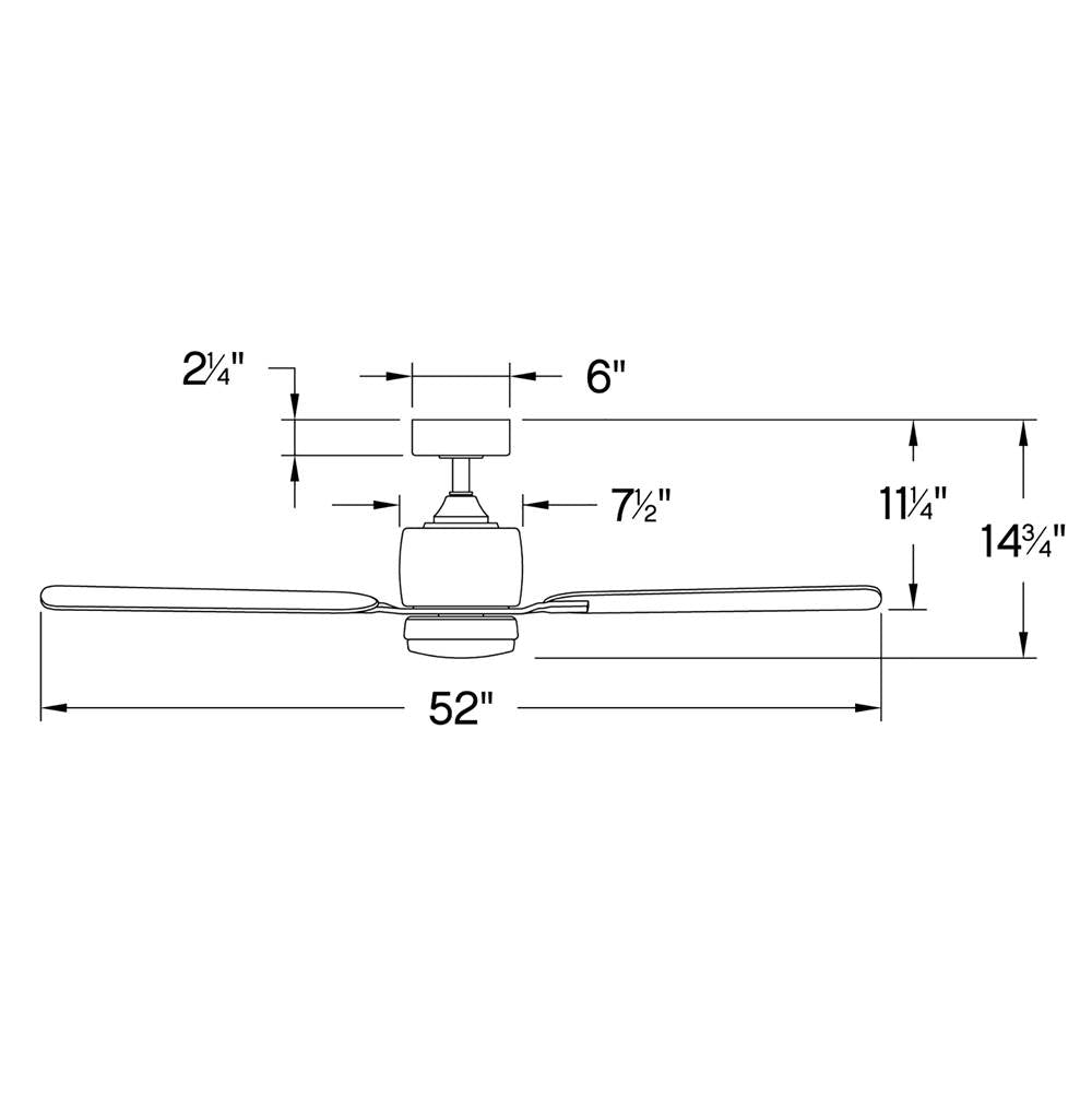 Hinkley Lighting 903552FSS-LIA Satin Steel Afton 52'' Led Fan Image 7