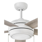 Hinkley Lighting 904052FCW-LIA Chalk White Croft 52'' Led Fan Image 7