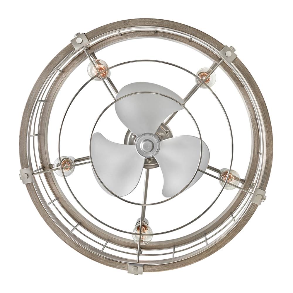 Hinkley Lighting 904627FBN-LIA Brushed Nickel Bryce 27'' Led Fandelier Image 9
