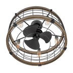 Hinkley Lighting 904627FMB-LIA Matte Black Bryce 27'' Led Fandelier Image 9