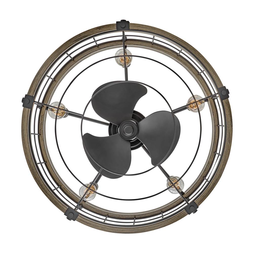 Hinkley Lighting 904627FMB-LIA Matte Black Bryce 27'' Led Fandelier Image 8