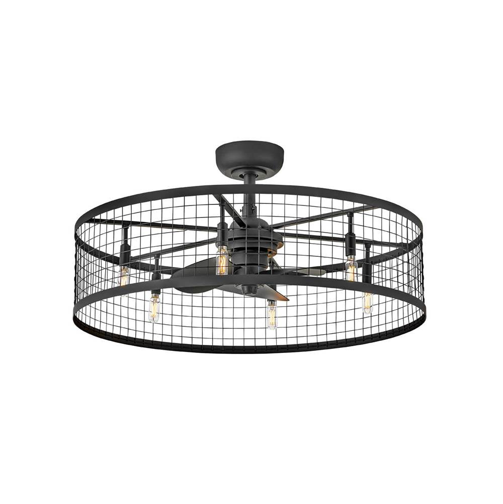 Hinkley Lighting 904730FMB-LIA Matte Black Finnigan 30'' Led Fandelier Image 1