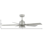 Hinkley Lighting 905152FBN-LWD Brushed Nickel Alta 52'' Led Fan Image 4