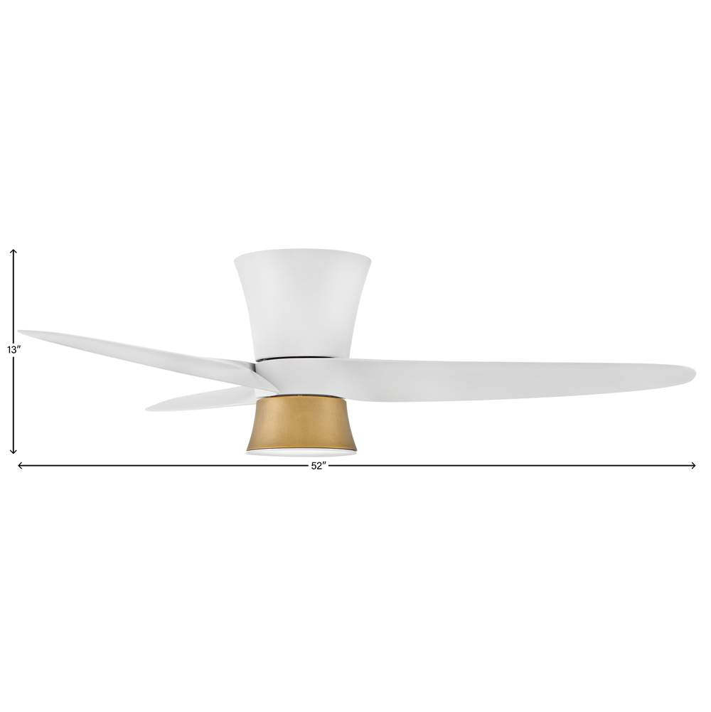 Hinkley Lighting 905452FMW-LDD Matte White Neo 52'' Led Smart Fan Image 2