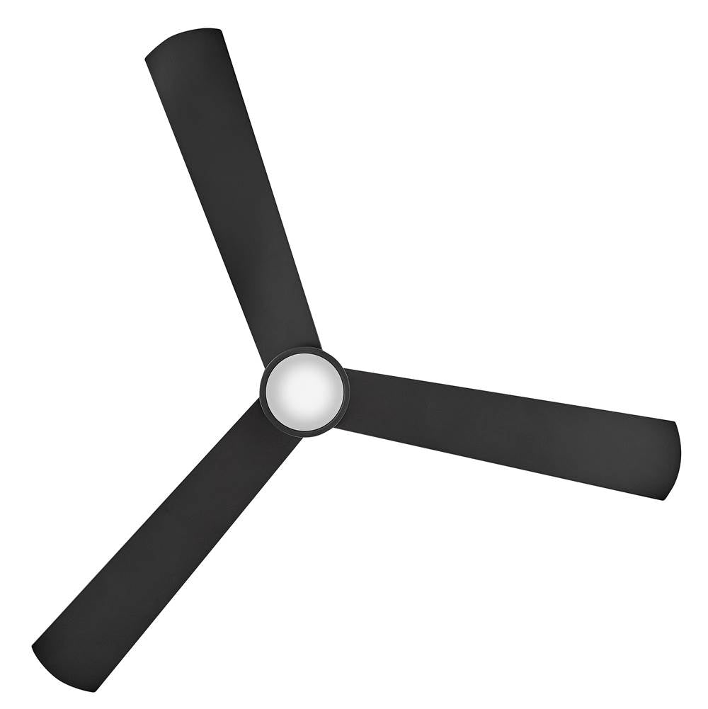 Hinkley Lighting 907552FMB-LDD Matte Black Speck Flush 52'' Led Smart Fan Image 5