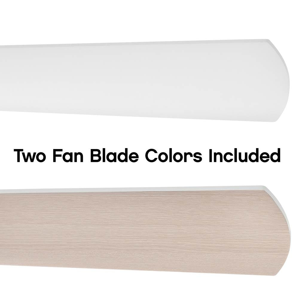 Hinkley Lighting 907552FMW-LDD Matte White Speck Flush 52'' Led Smart Fan Image 8