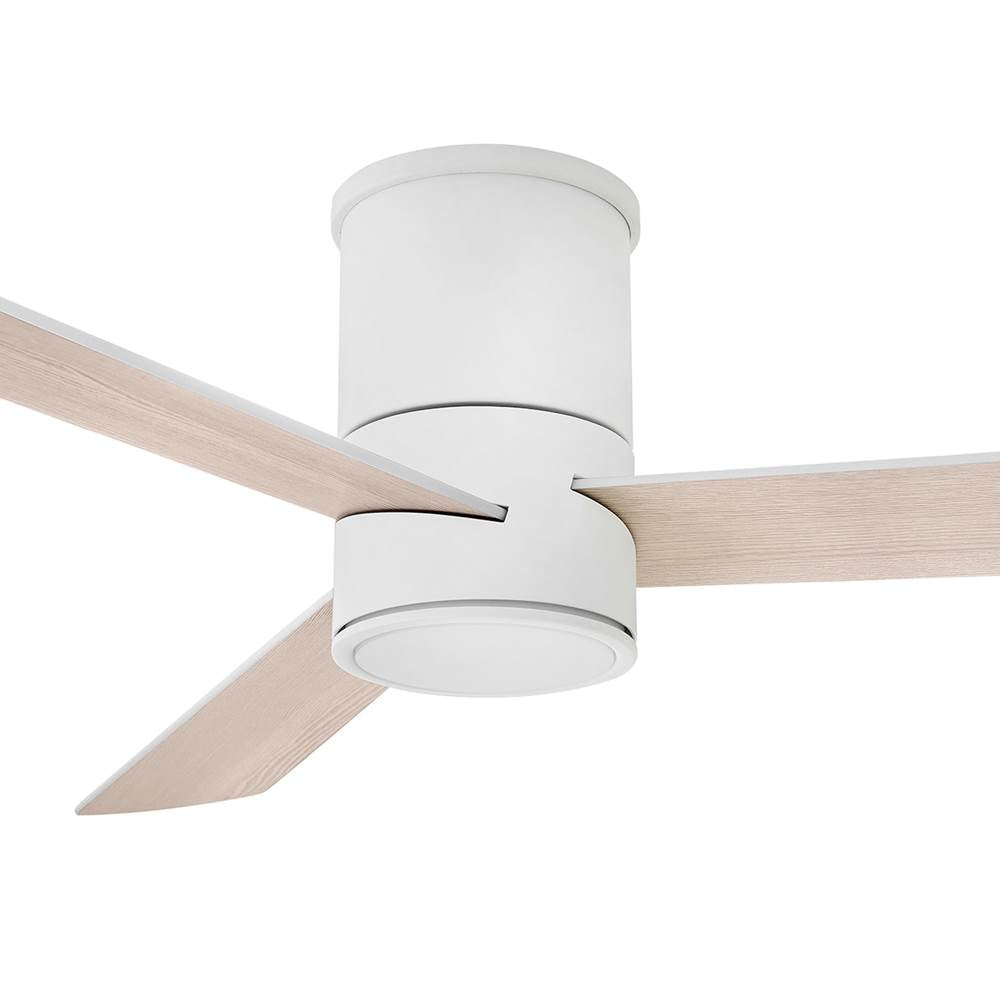 Hinkley Lighting 907552FMW-LDD Matte White Speck Flush 52'' Led Smart Fan Image 6