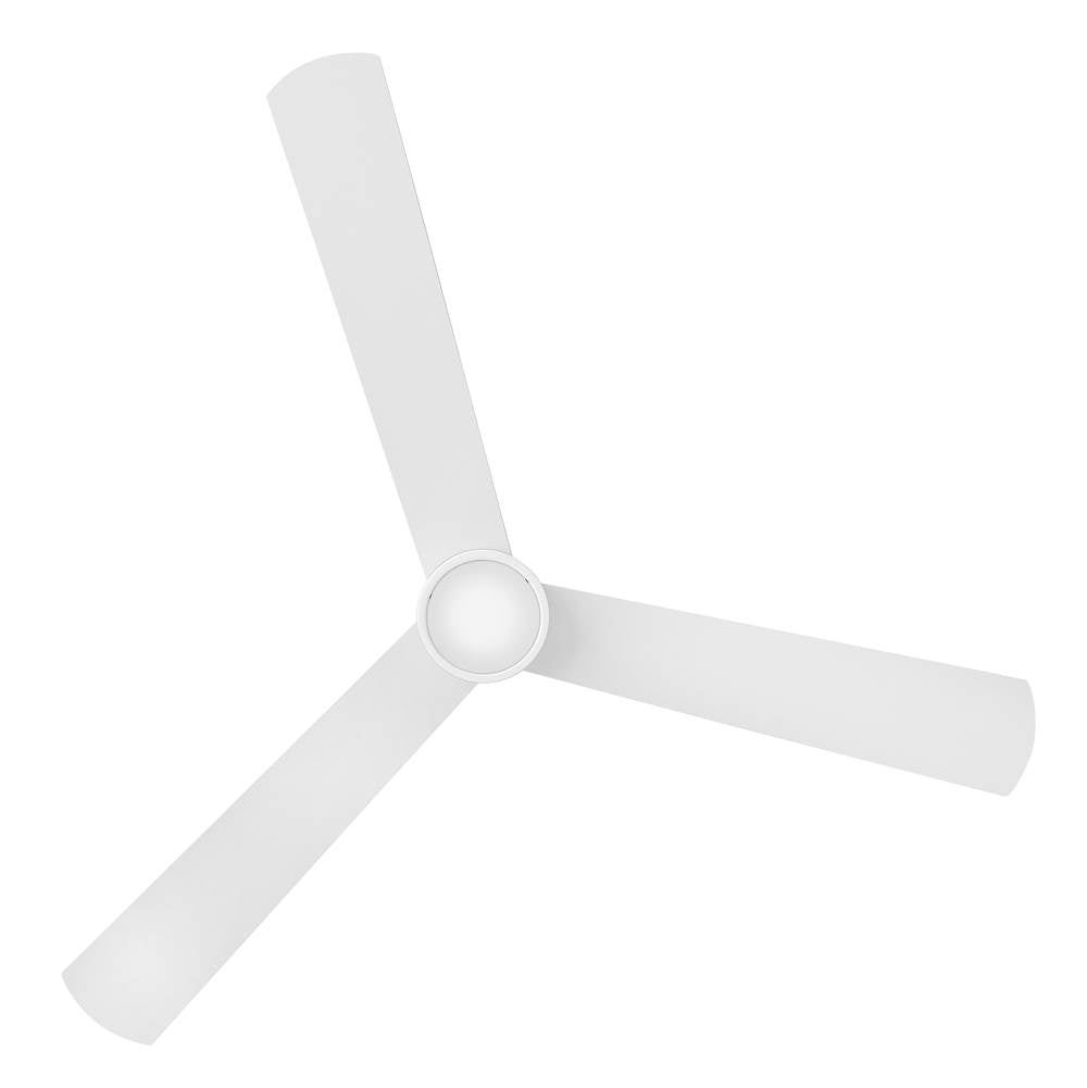 Hinkley Lighting 907552FMW-LDD Matte White Speck Flush 52'' Led Smart Fan Image 5