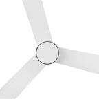Hinkley Lighting 907552FMW-LDD Matte White Speck Flush 52'' Led Smart Fan Image 4
