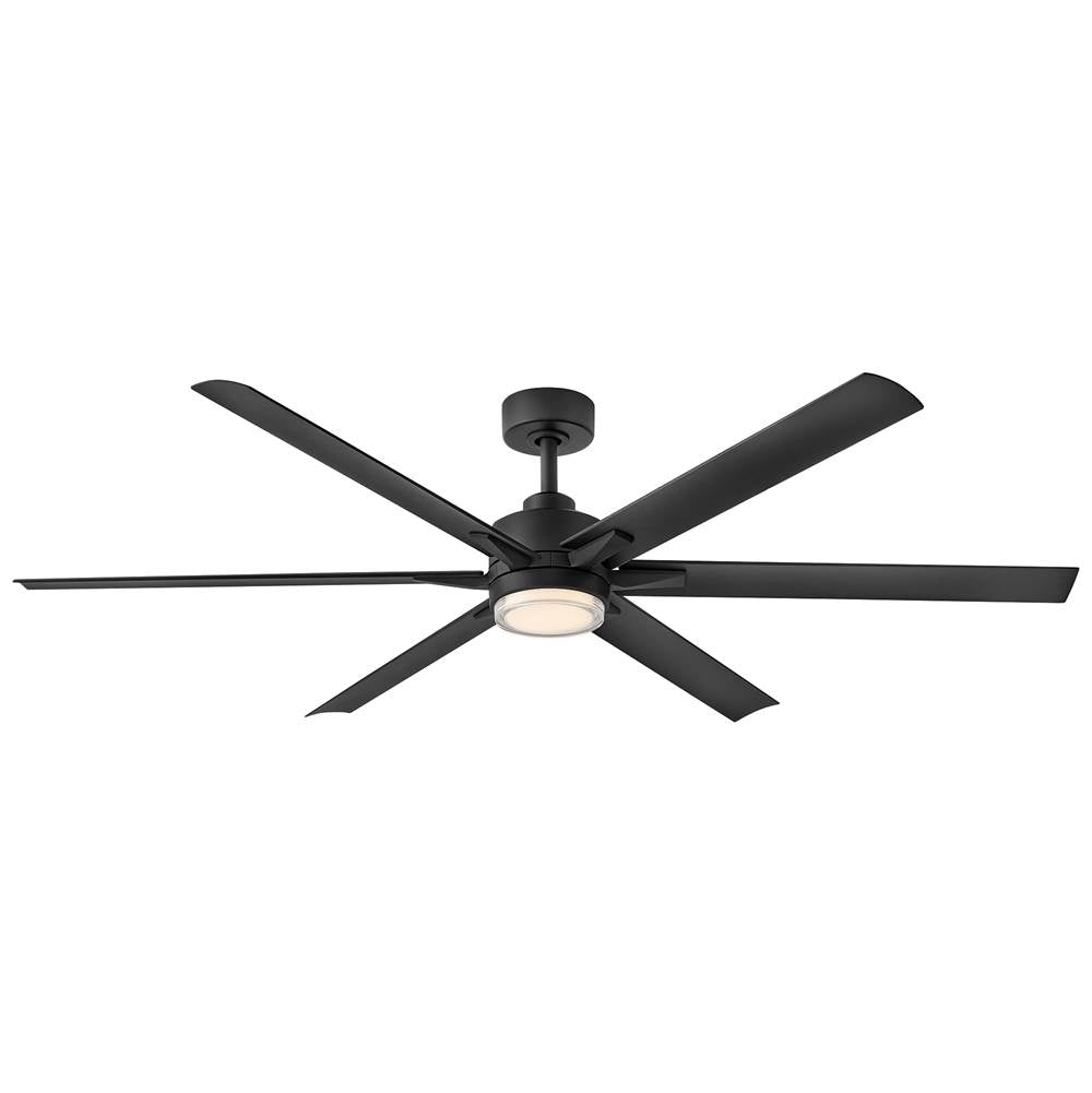Hinkley Lighting 910566FMB-LWD Matte Black Valor 66'' Led Smart Fan Image 1